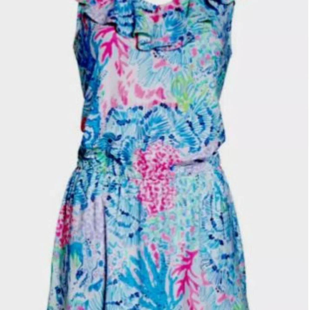 NWT Lilly Pulitzer Alessa Romper Sink or Swim XS